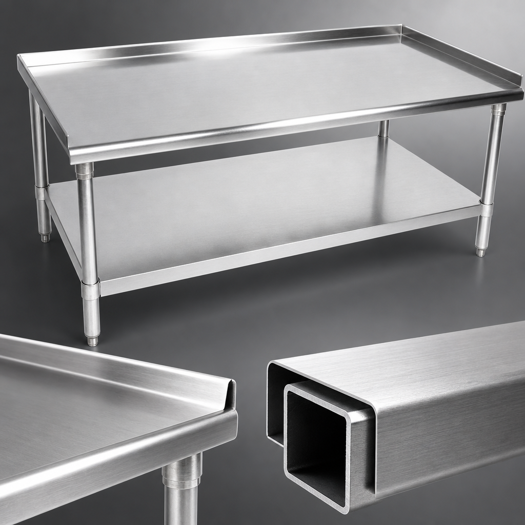 Reinforced Stainless Steel Top