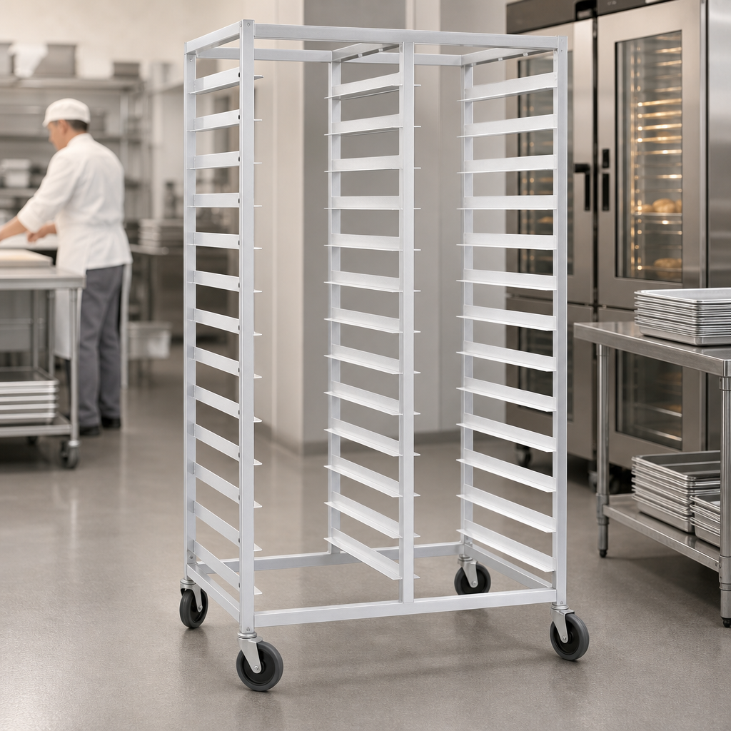 Mobile Tray Rack Design