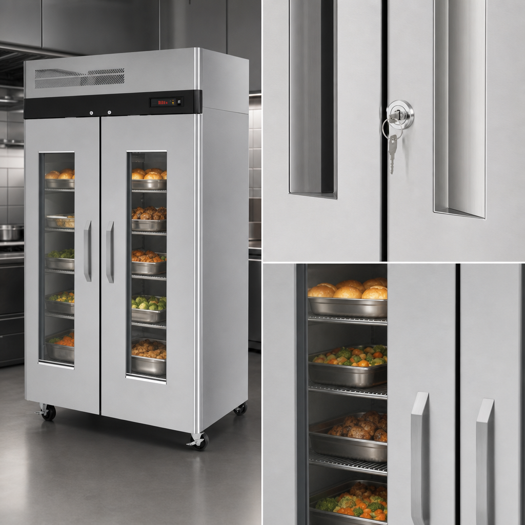 Lockable Glass Doors