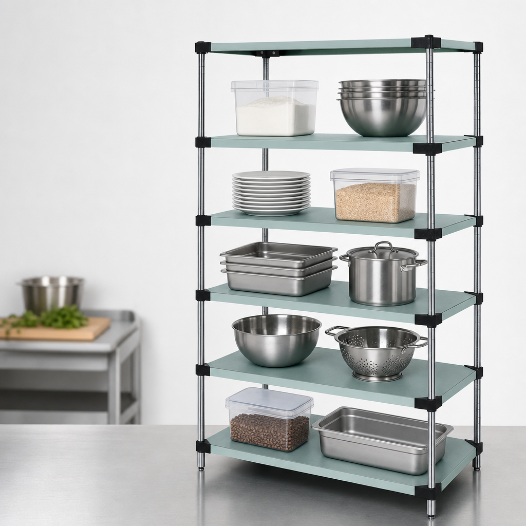 Five Solid Shelves
