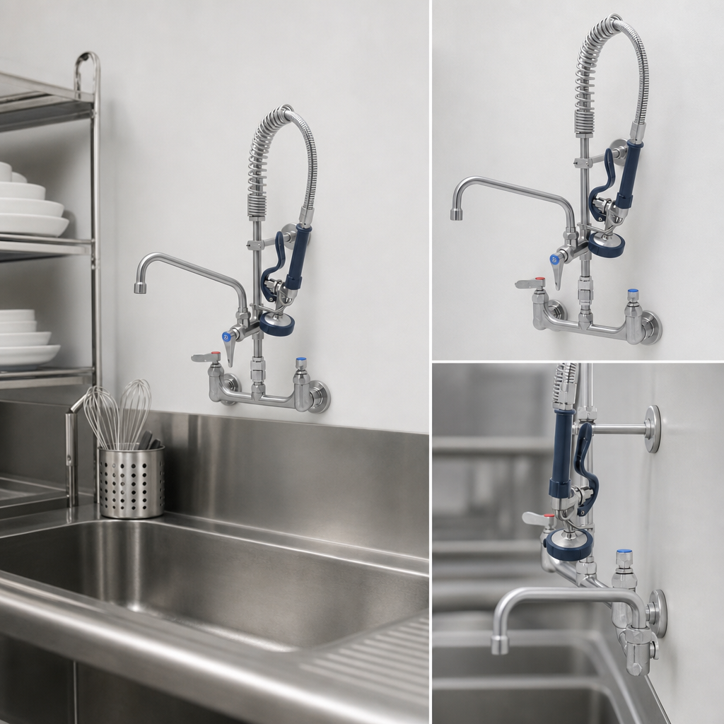 Wall-Mount Mini Pre-Rinse Design