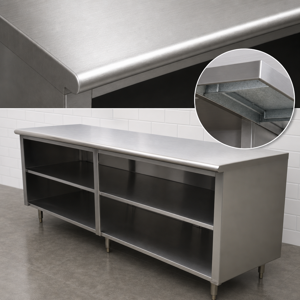 16 Gauge 304 Stainless Steel Top
