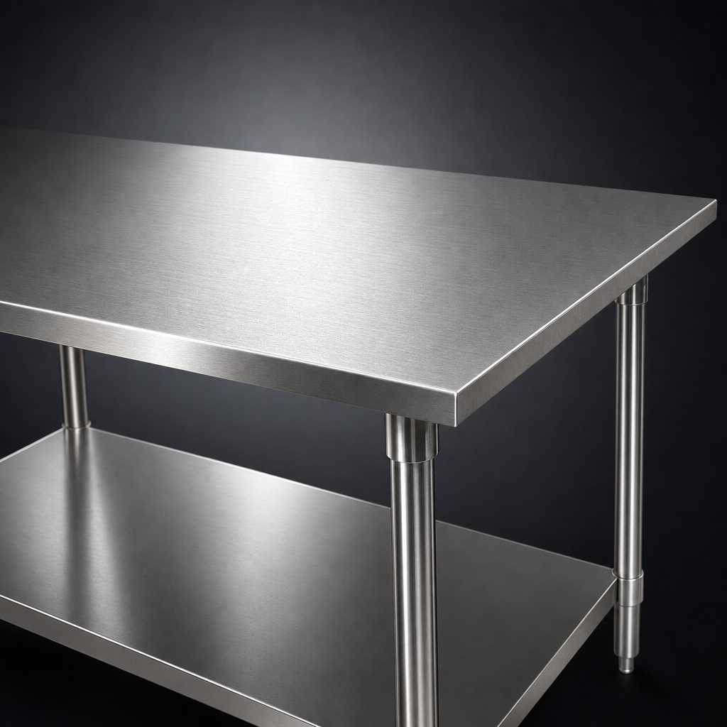 14-Gauge Stainless Steel Top