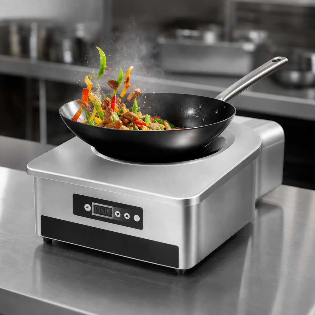 Induction Wok Cooking