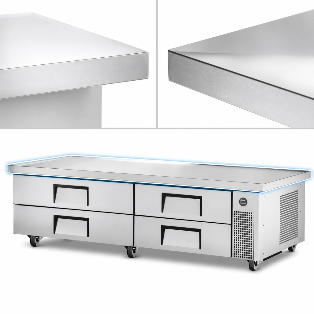 One-Piece Stainless Steel Top