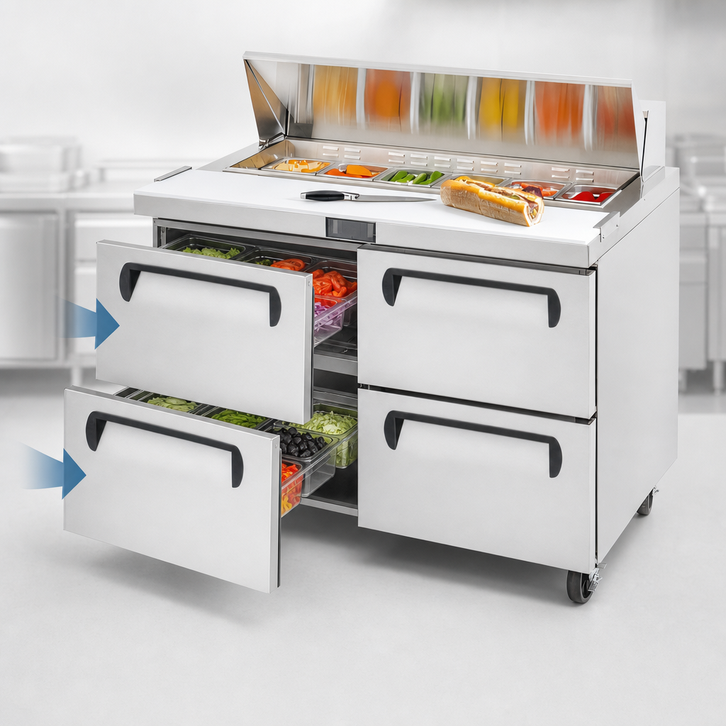Two Self-Closing Drawers