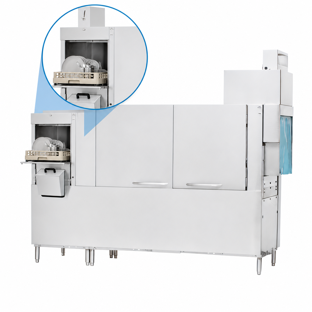 Front-Feed Prewash Section