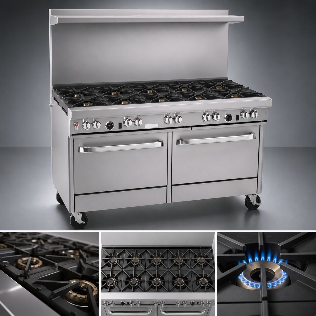 Ten Open Burners