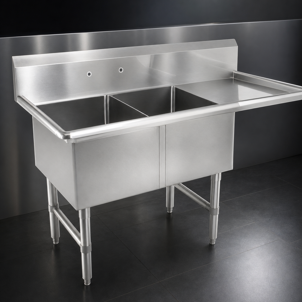 16-Gauge Type 300 Stainless Steel Construction