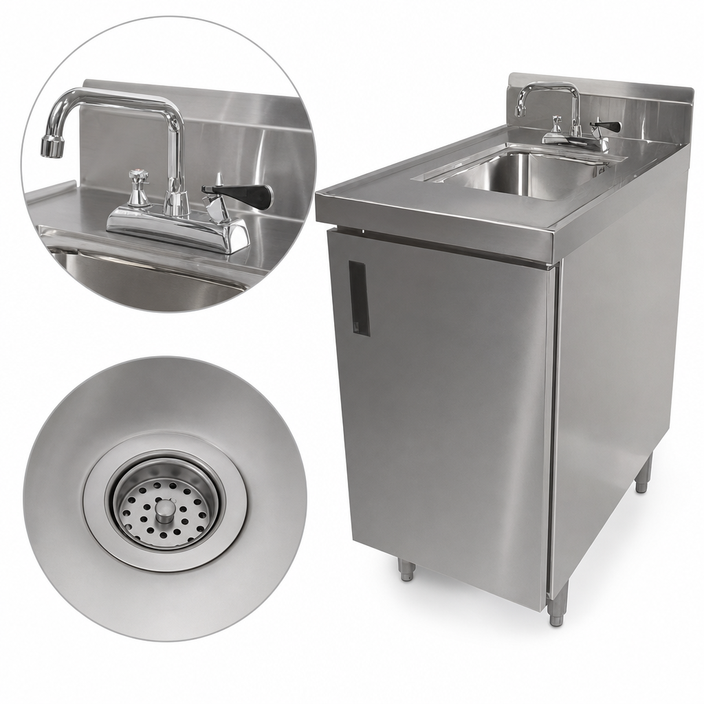 Included Faucet and Drain