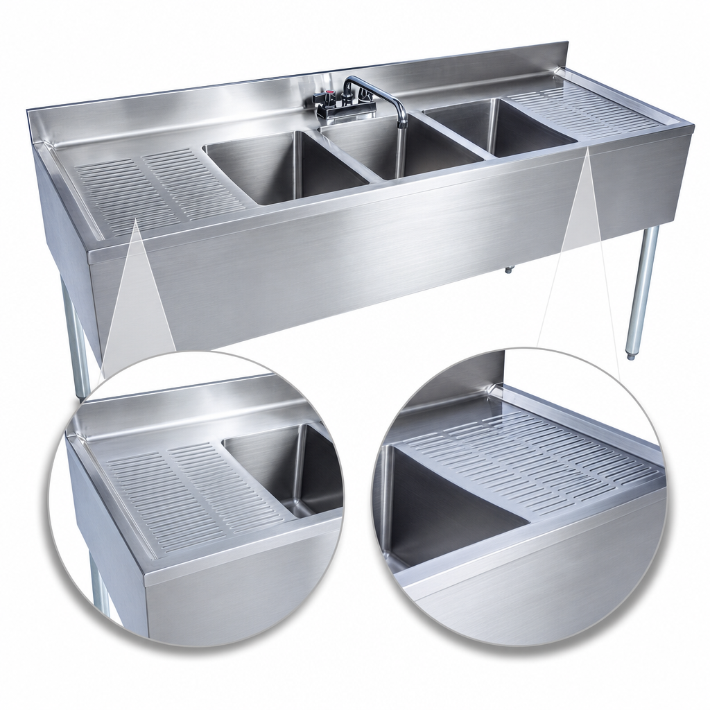 Dual Stamped Drainboards