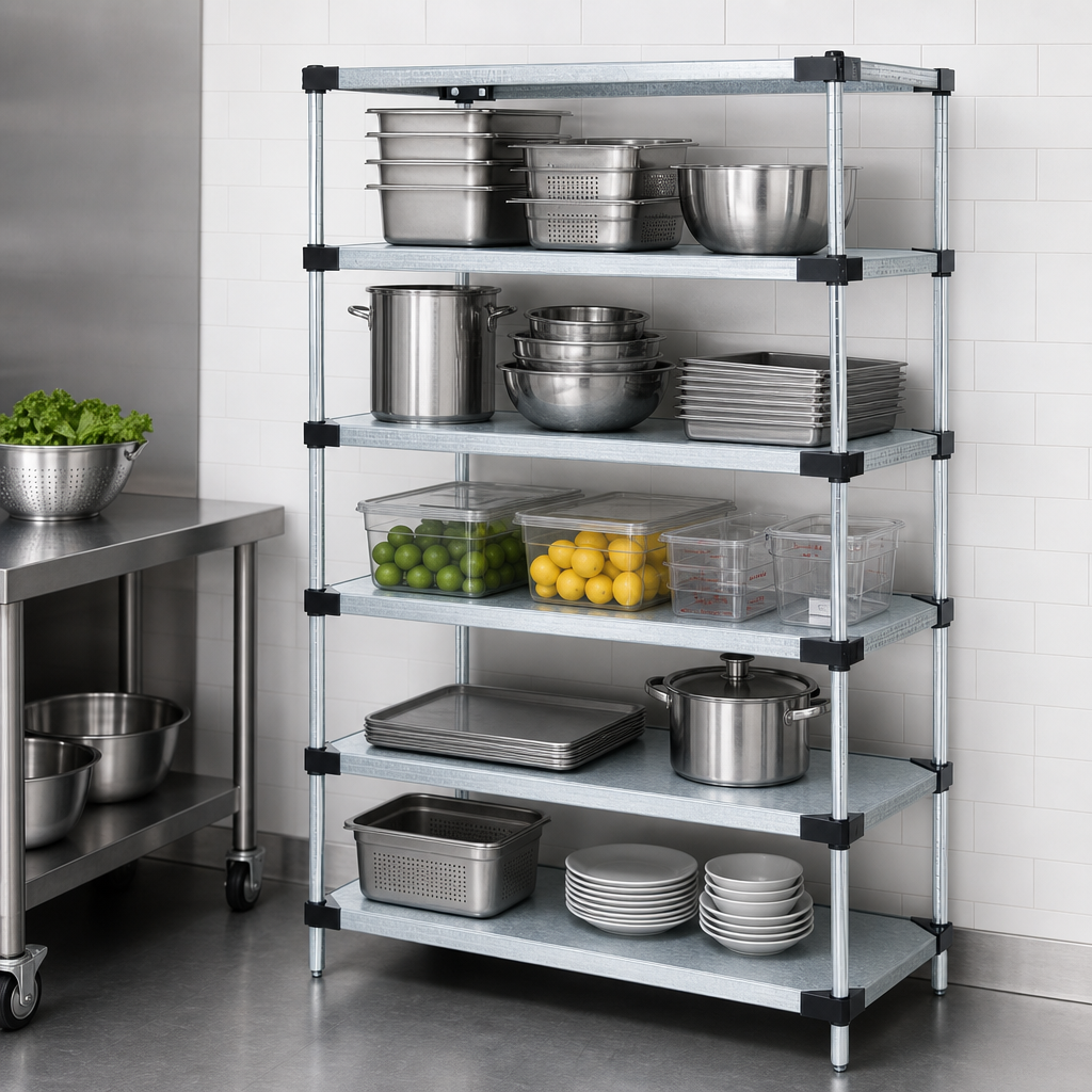 Five Solid Shelves