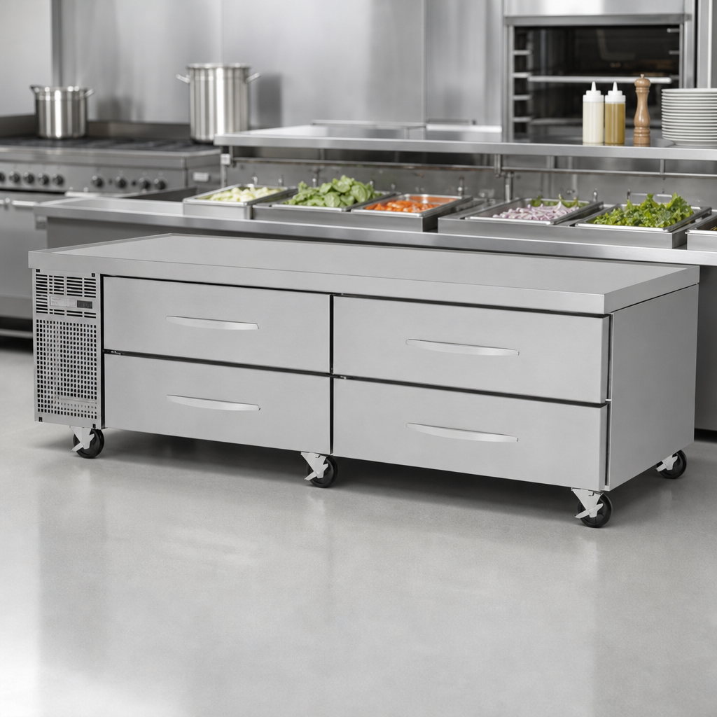 Two-Section Freezer Chef Base