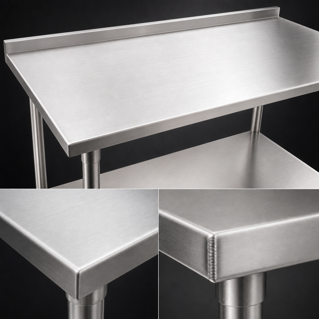 16-Gauge 300 Series Stainless Steel Top
