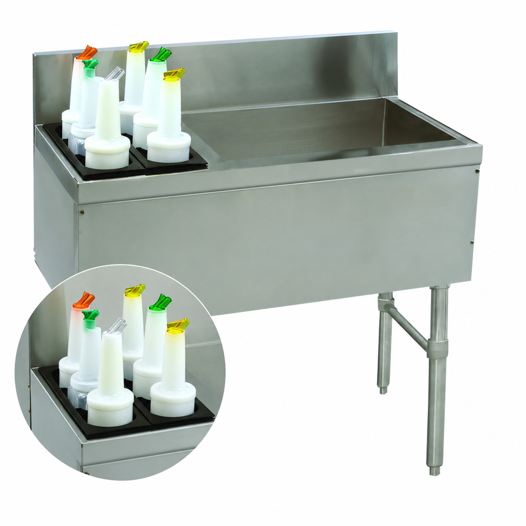 Left-Side Bottle Storage Rack