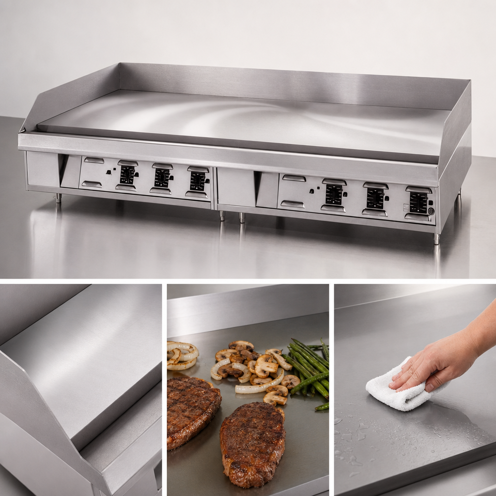 1-Inch Chrome Griddle Plate