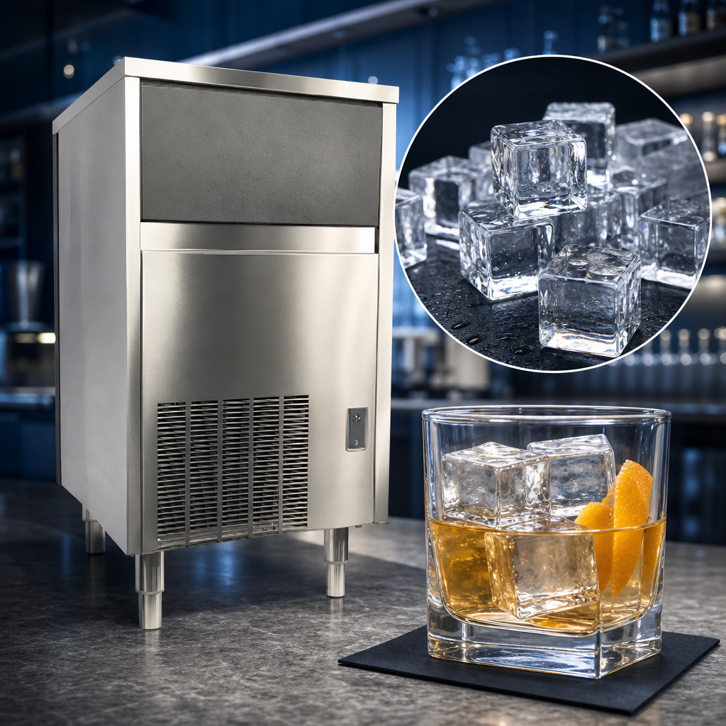 Square Cube Ice Production