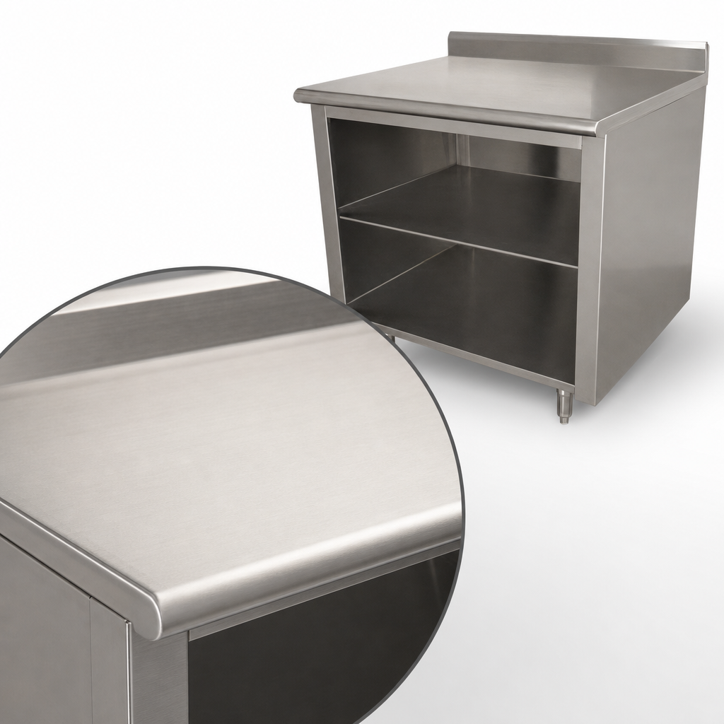 14 Gauge 304 Stainless Steel Top