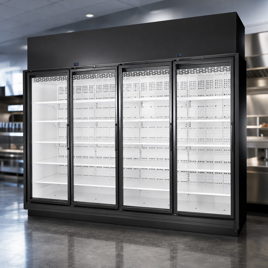 Four-Section Freezer Merchandiser
