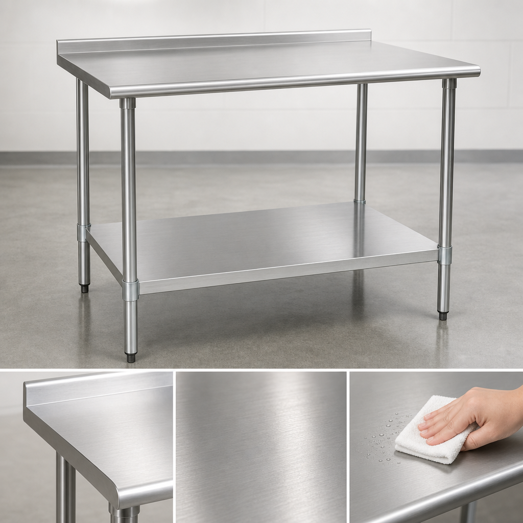 16-Gauge Type 430 Stainless Steel Top