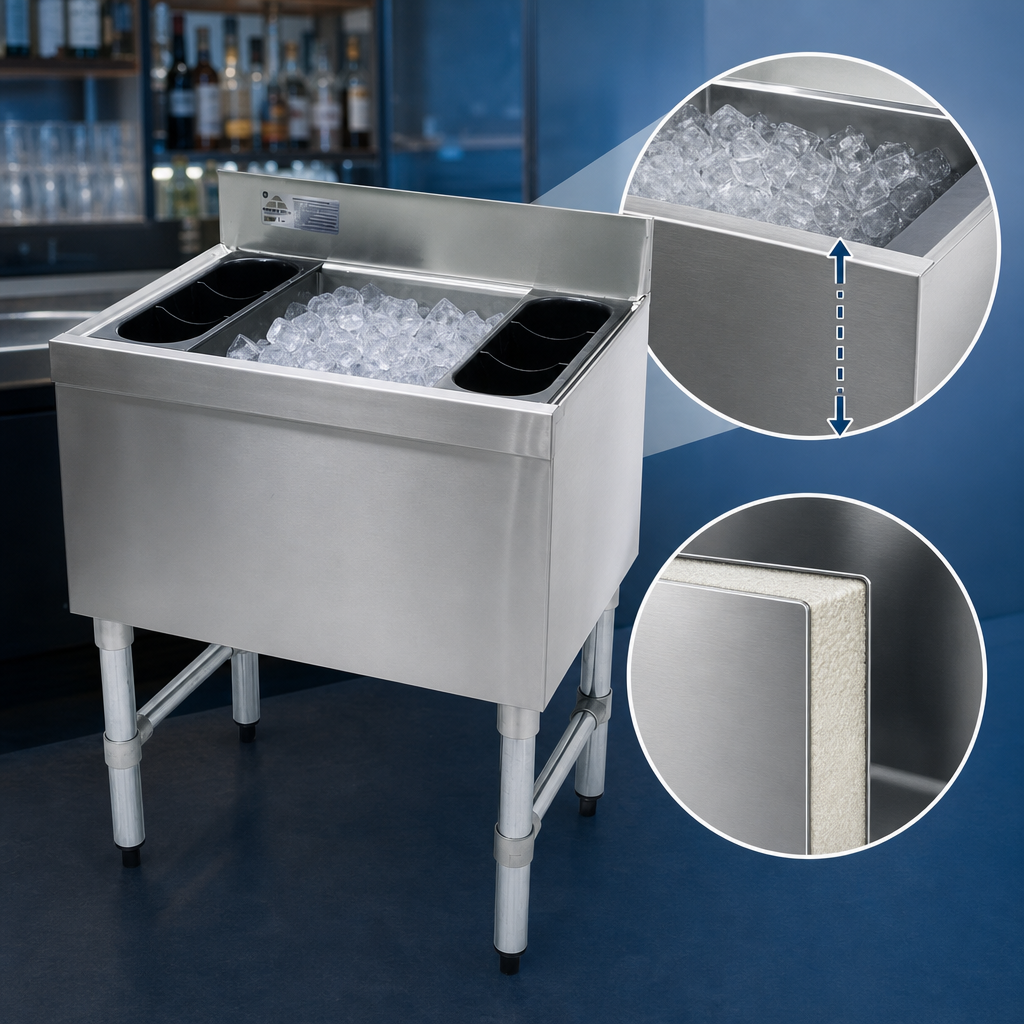 12-Inch Deep Insulated Ice Bin
