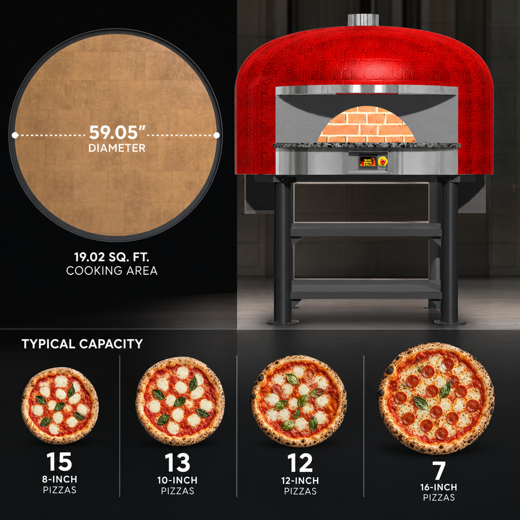 Large Round Cooking Deck