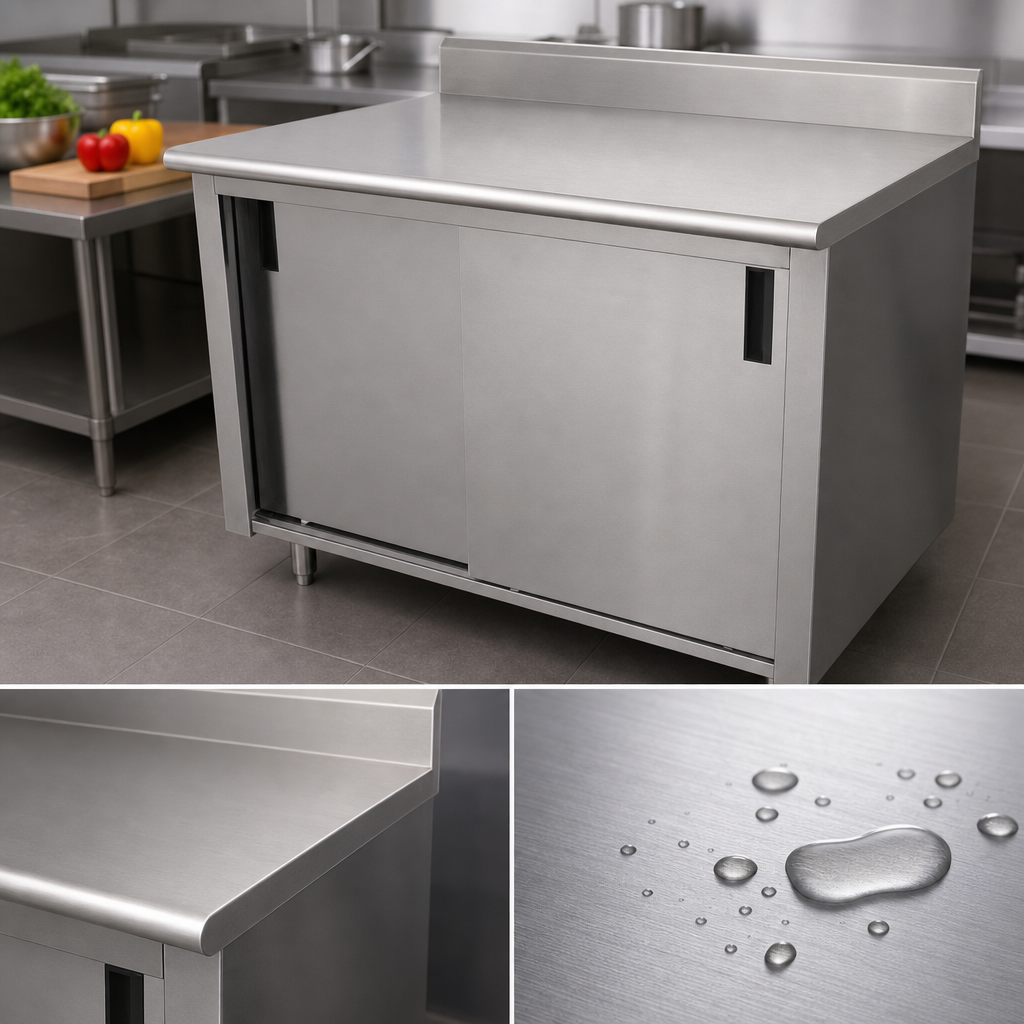 16 Gauge 304 Stainless Steel Top
