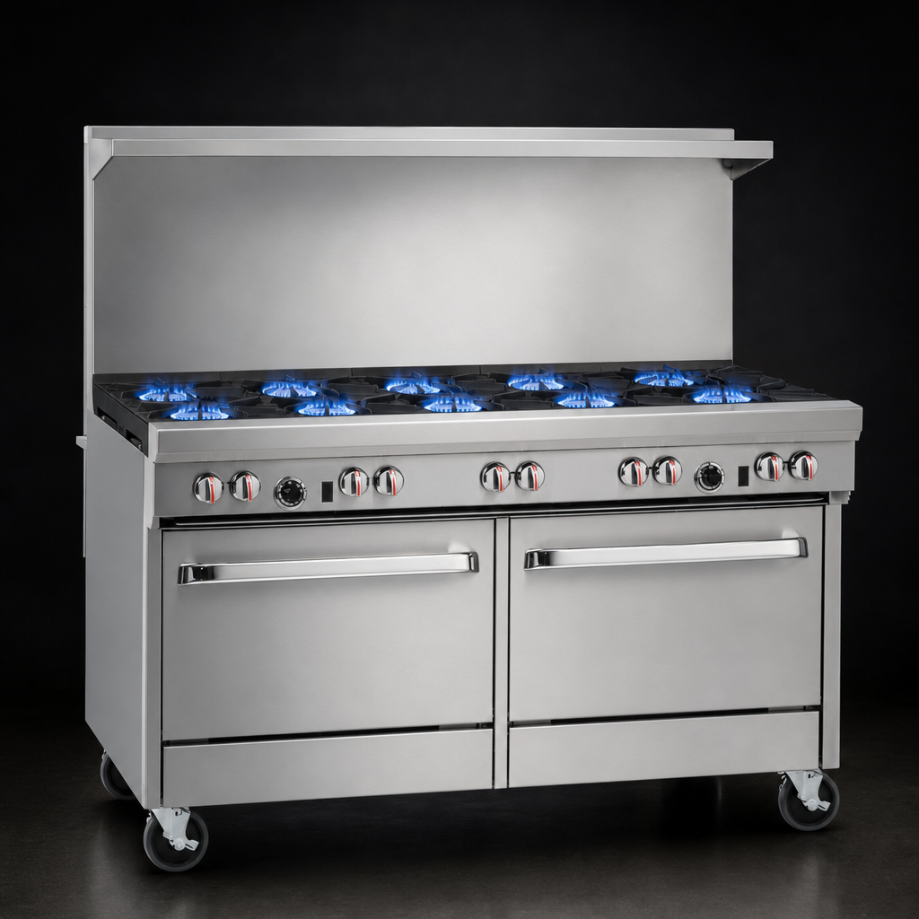 10 High-Output Open Burners