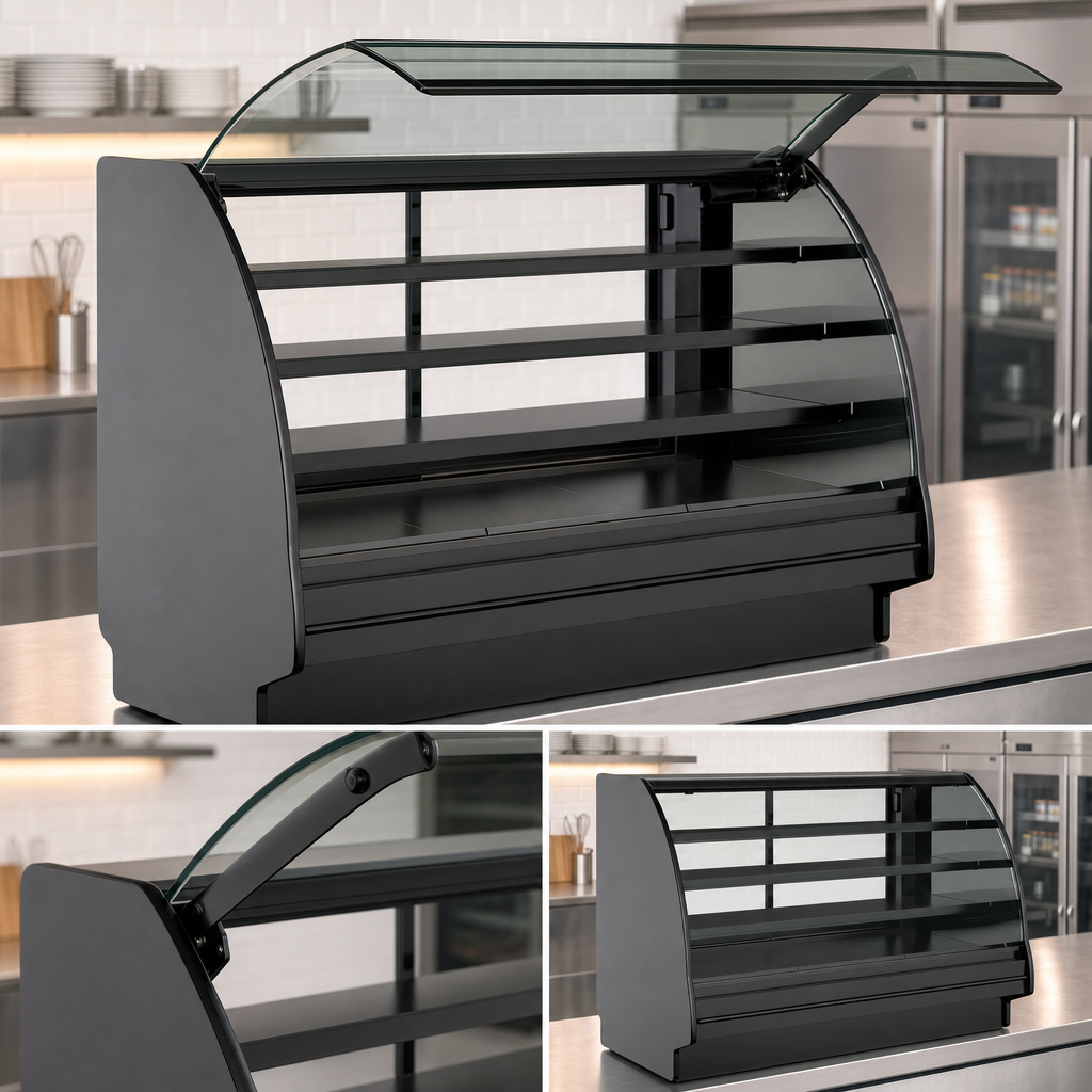 Curved Lift-Up Front Glass