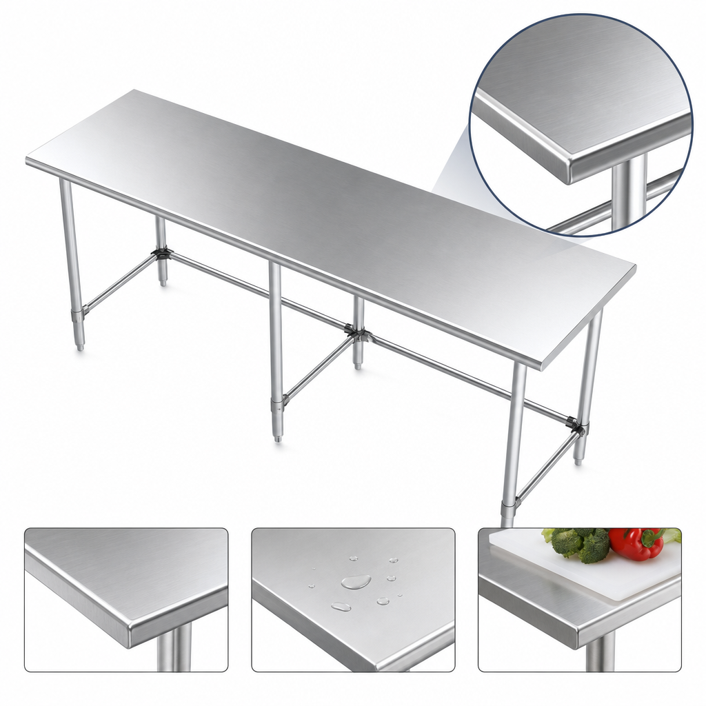 Reinforced Stainless Steel Top