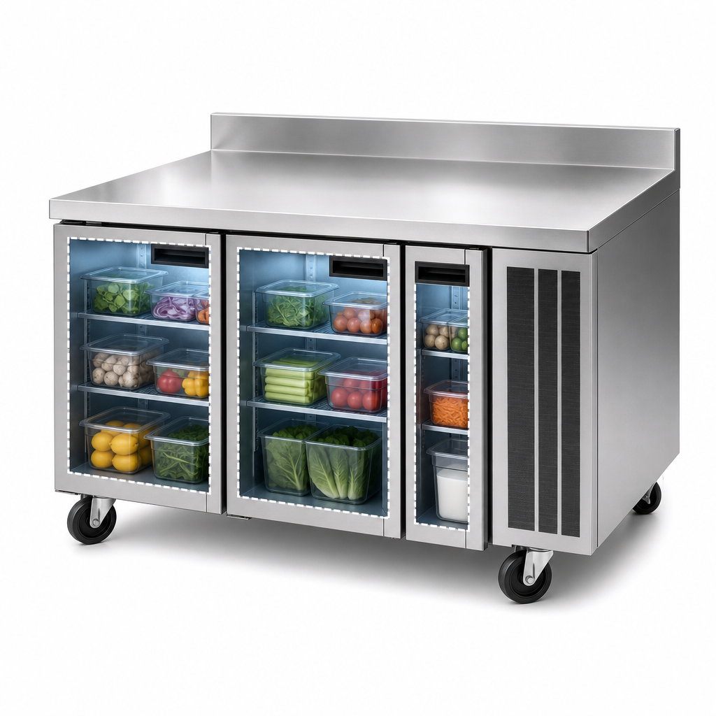 Three-Section Storage