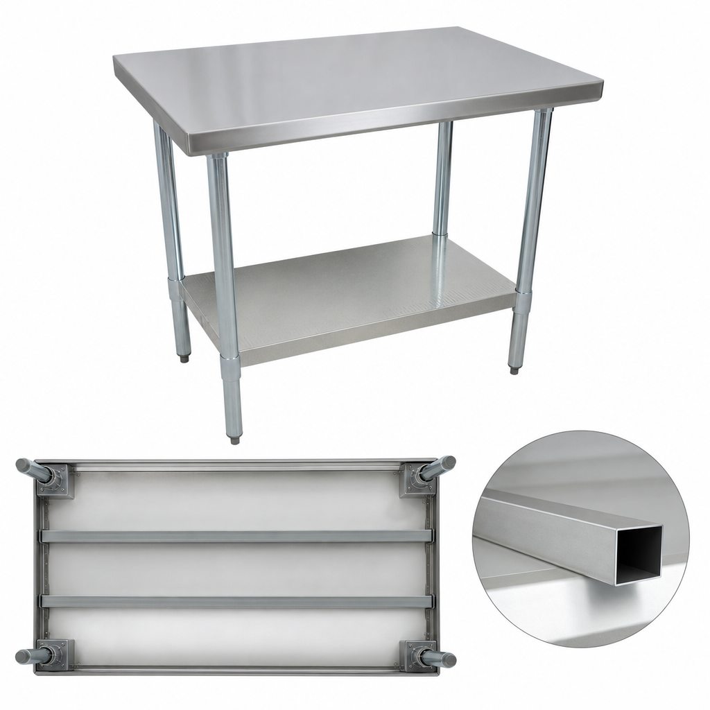 Reinforced Stainless Steel Top