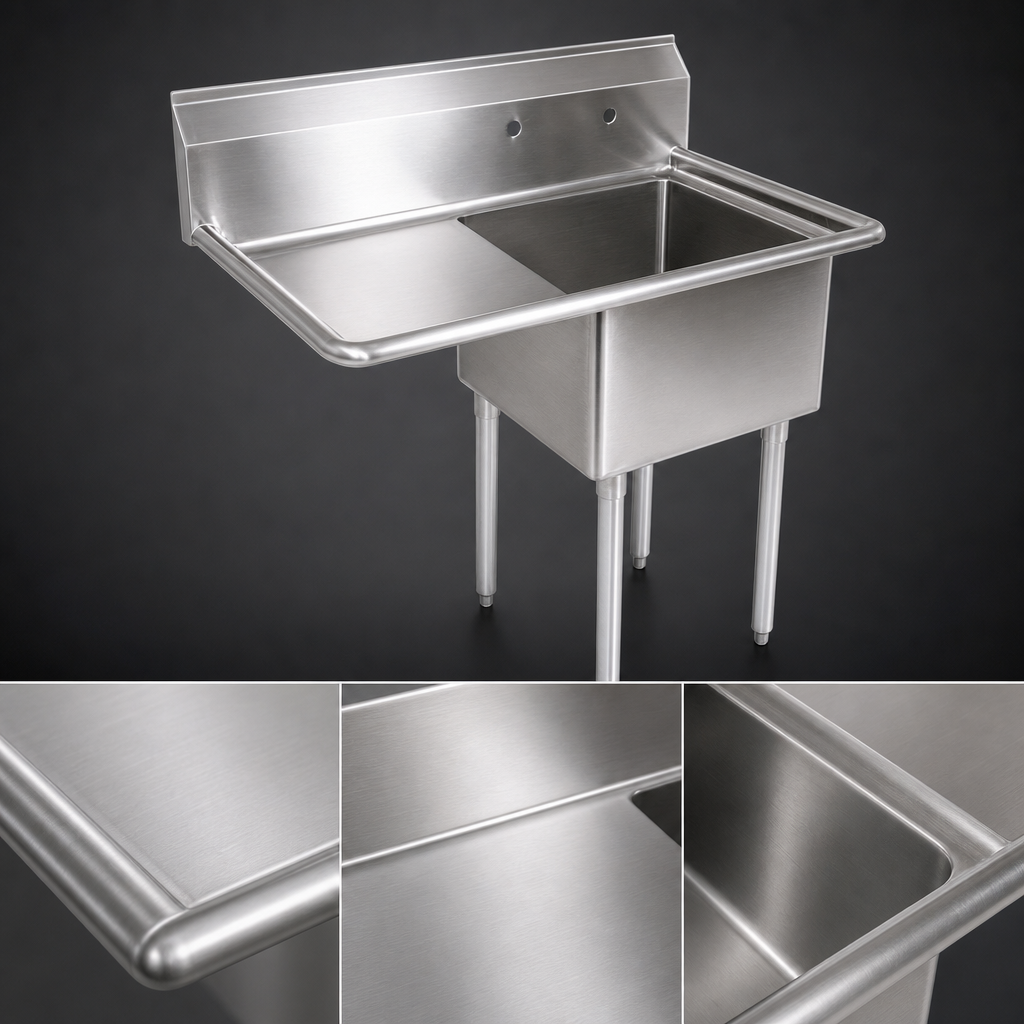 18-Gauge Type 300 Stainless Steel