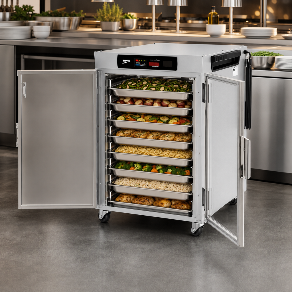 Wide 8-Pan Capacity