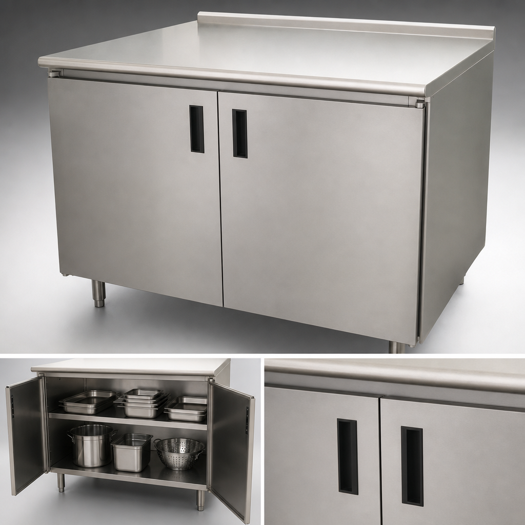 Cabinet Base with Hinged Doors