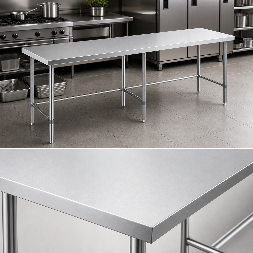 18-Gauge 430 Stainless Steel Top
