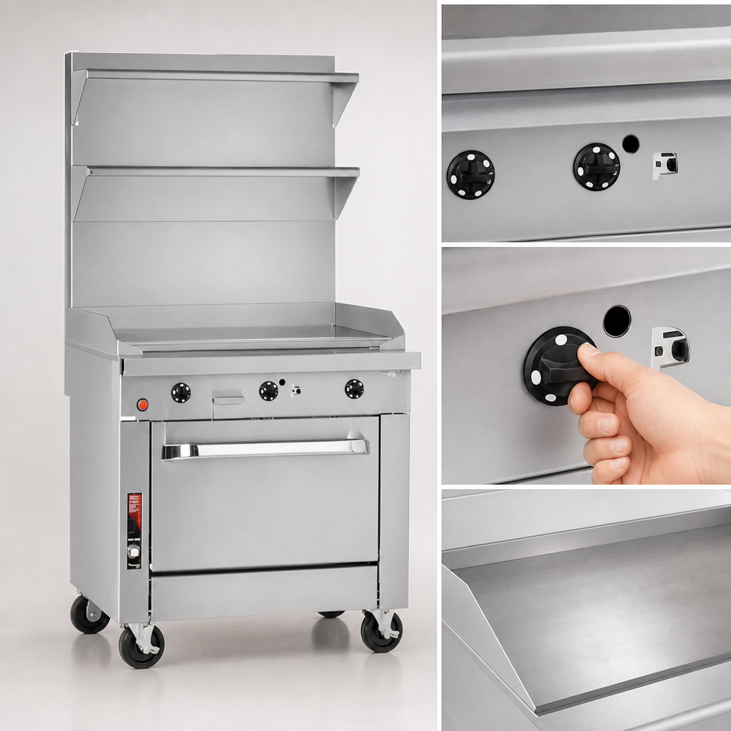 Manual Griddle Controls