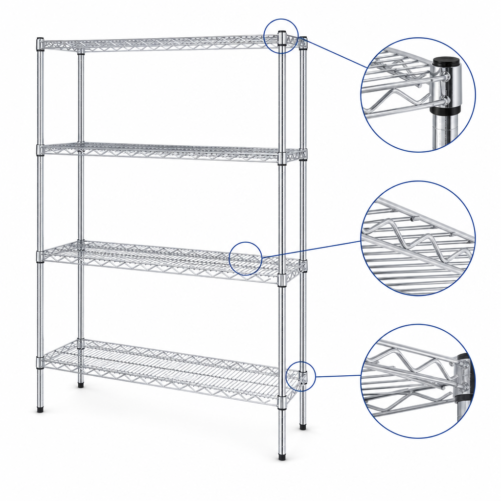 Patented QuadTruss Shelf Design