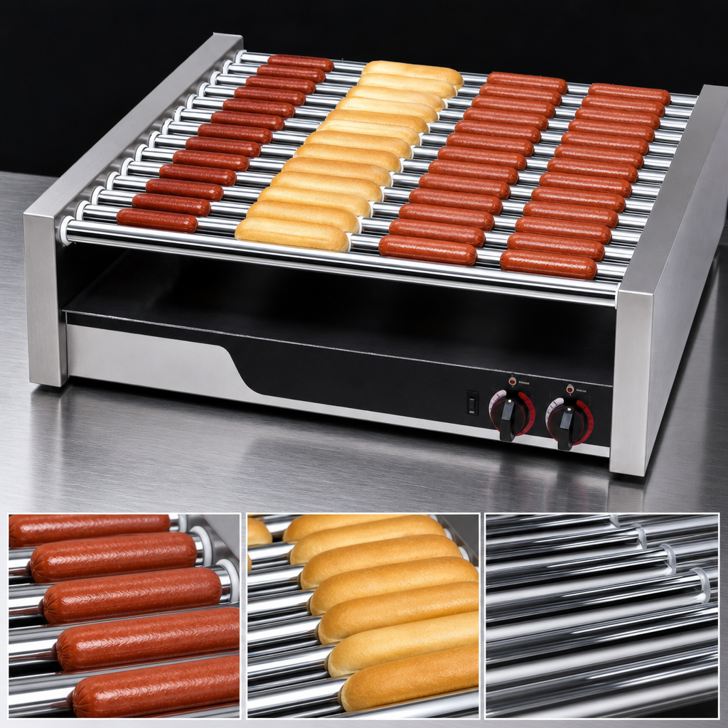 18 Chrome Surface Rollers