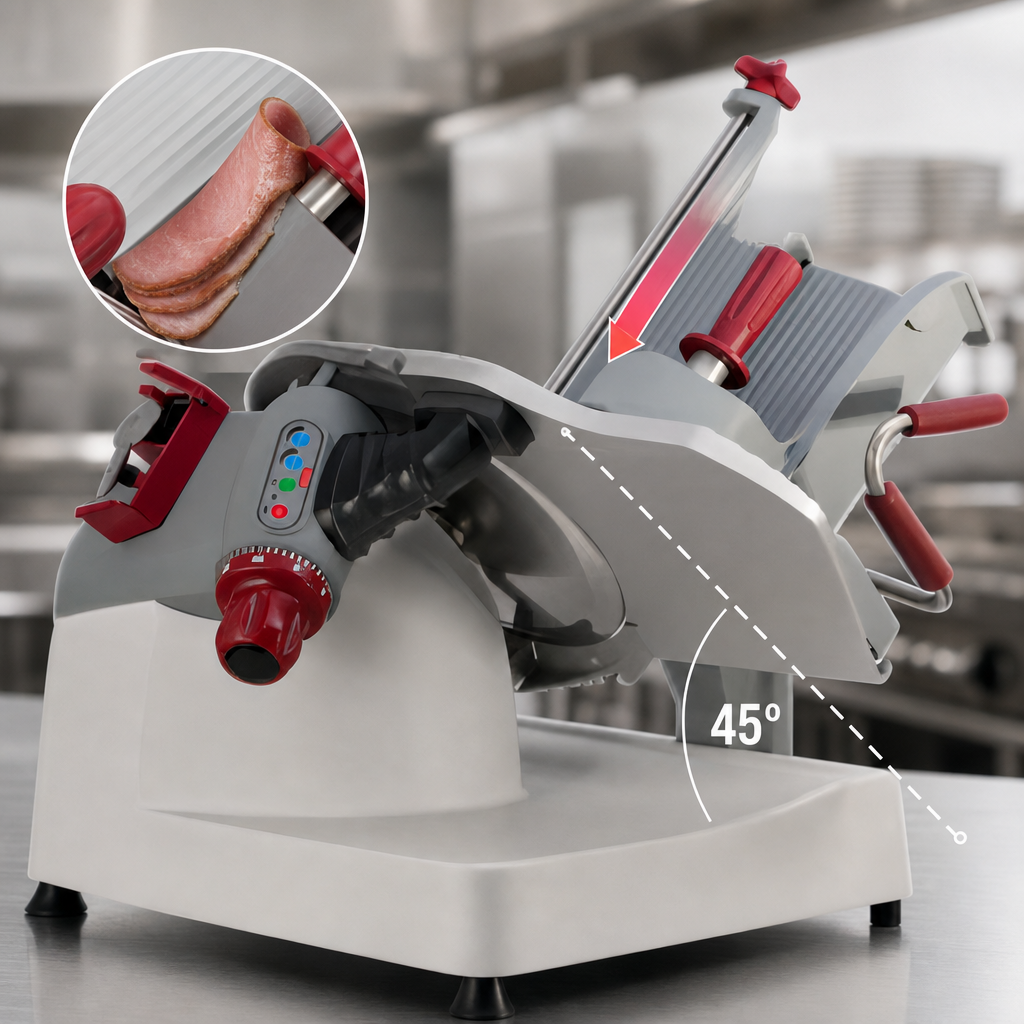 45° Gravity Feed Design