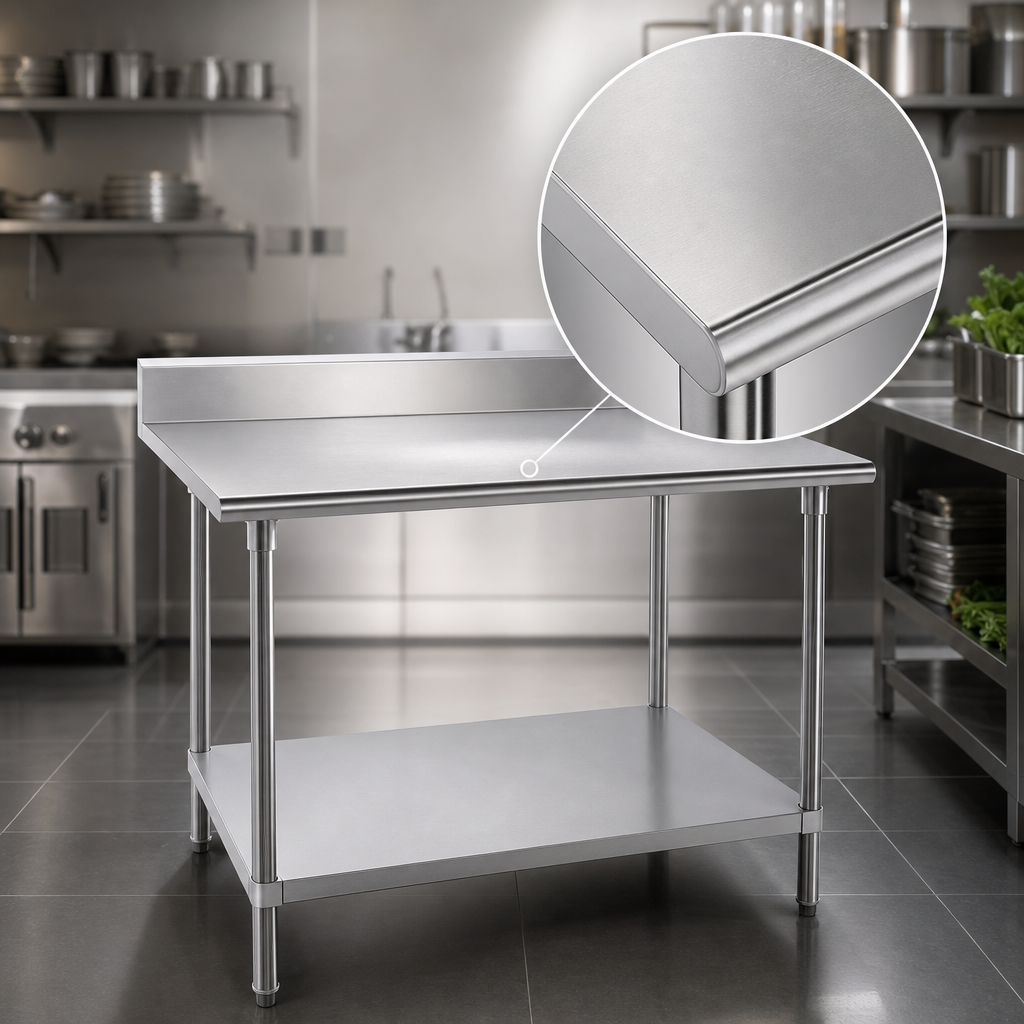 16 Gauge 304 Stainless Steel Top