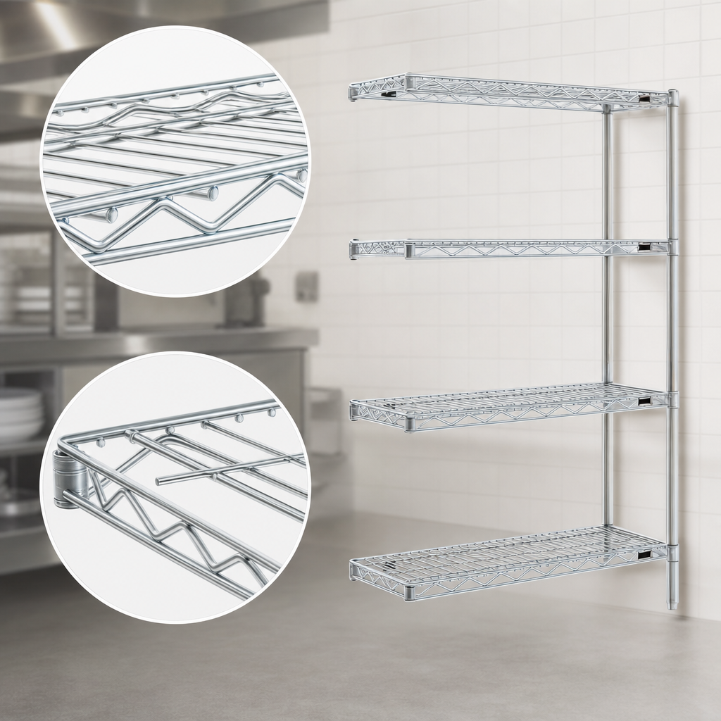 QuadTruss® Wire Shelf Design