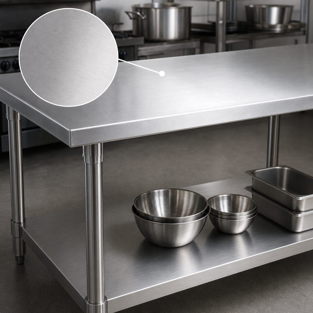 16-Gauge Type 300 Stainless Steel Top