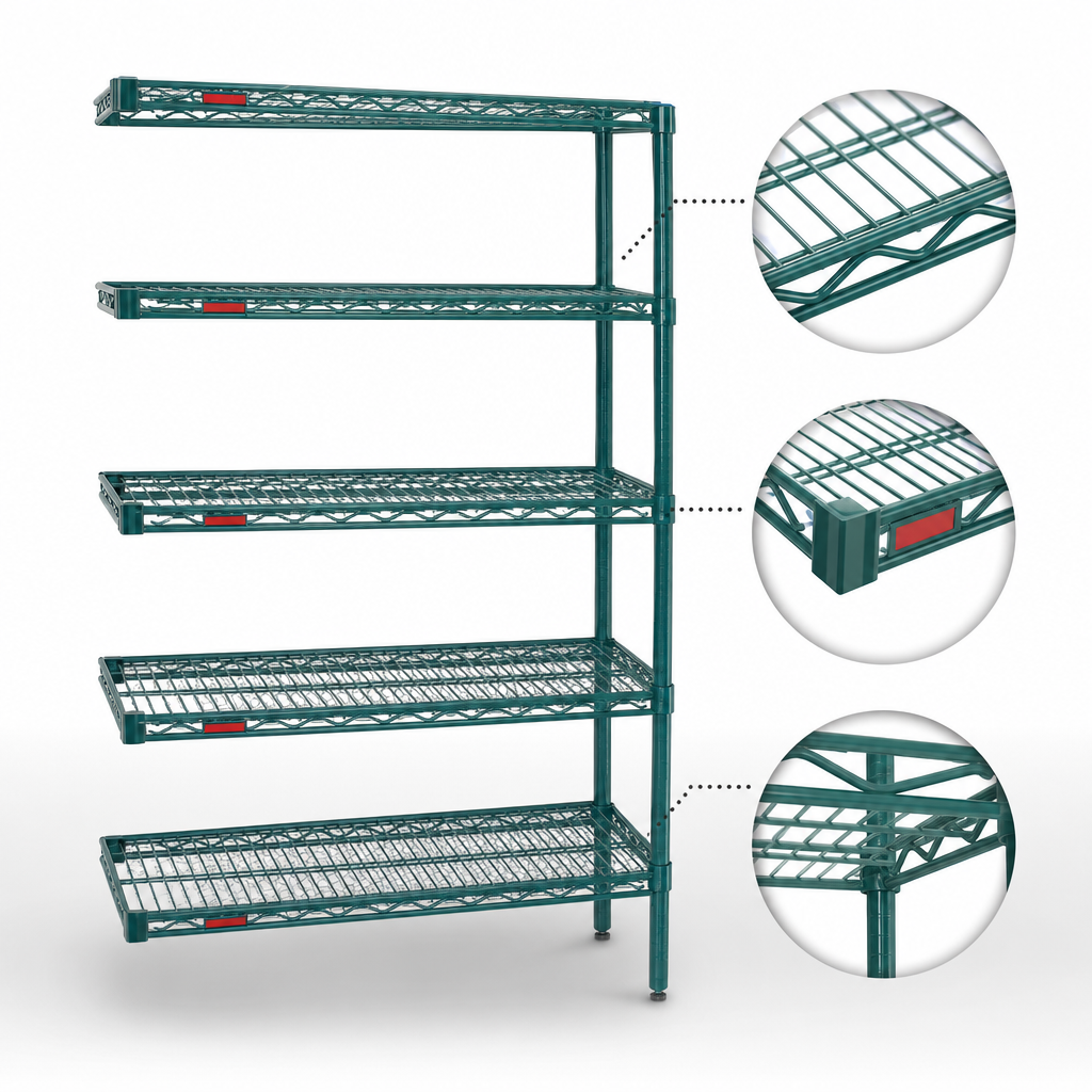 Patented QuadTruss Shelf Design