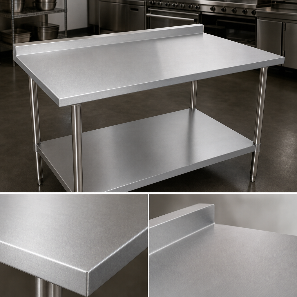 16-Gauge 300 Series Stainless Steel Top