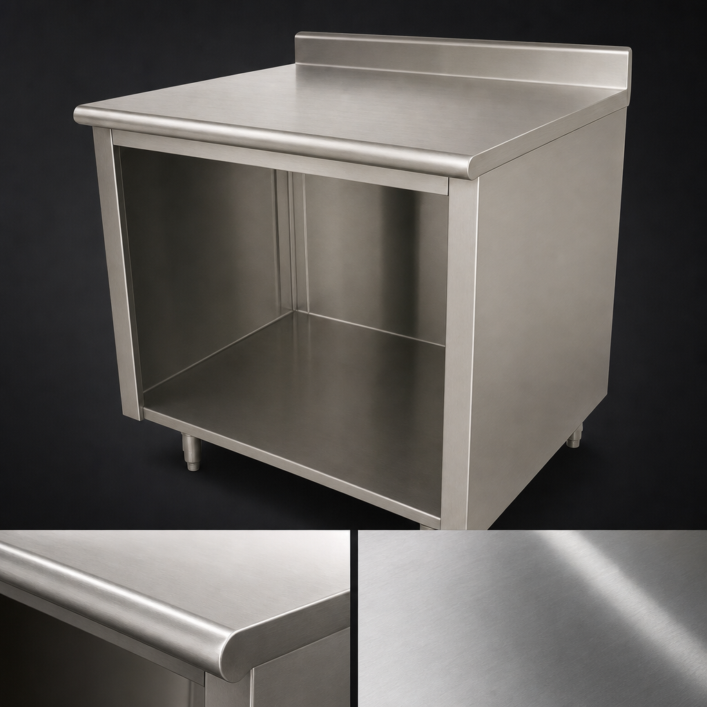 14-Gauge 304 Stainless Steel Top