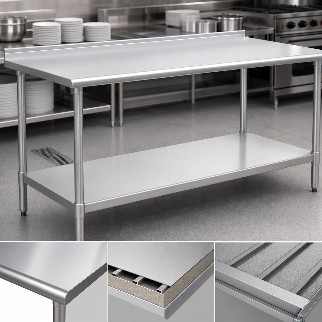 16 Gauge 300 Series Stainless Steel Top