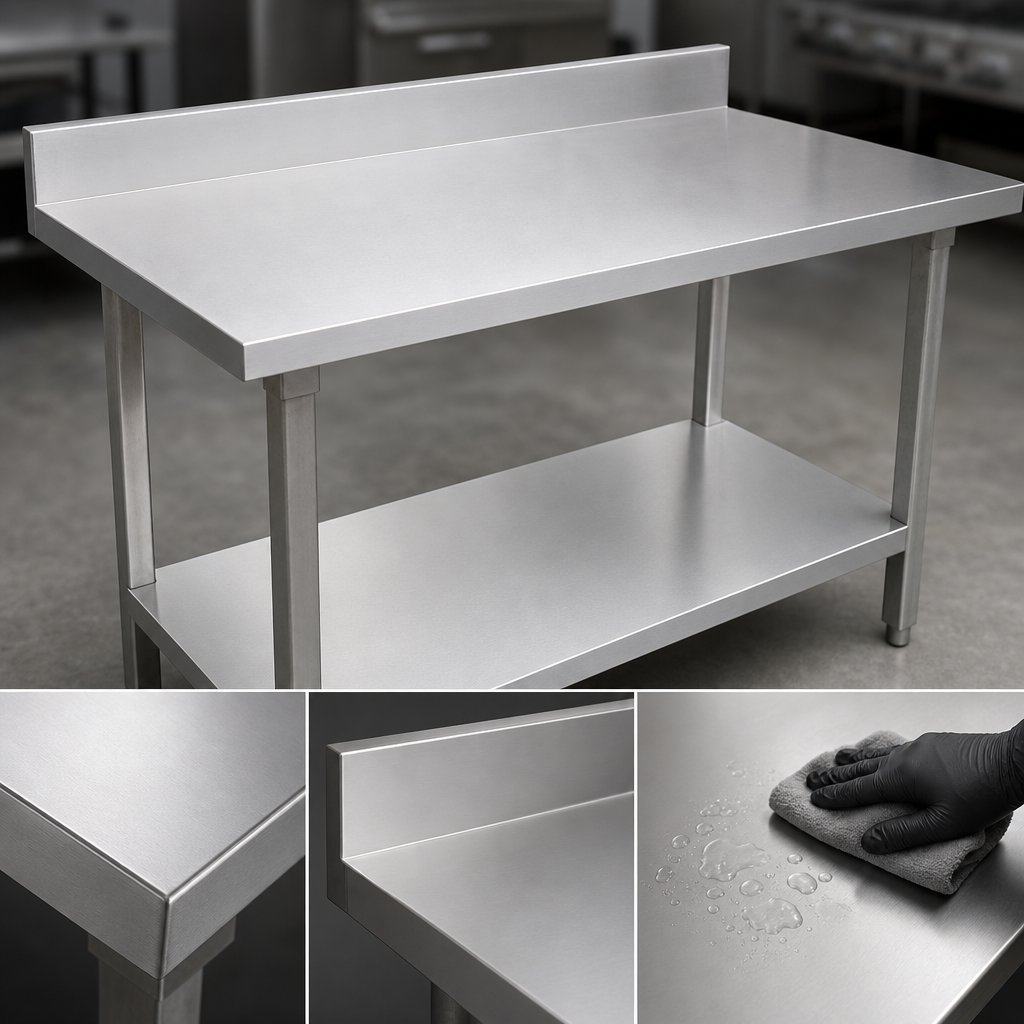 18-Gauge 430 Stainless Steel Top