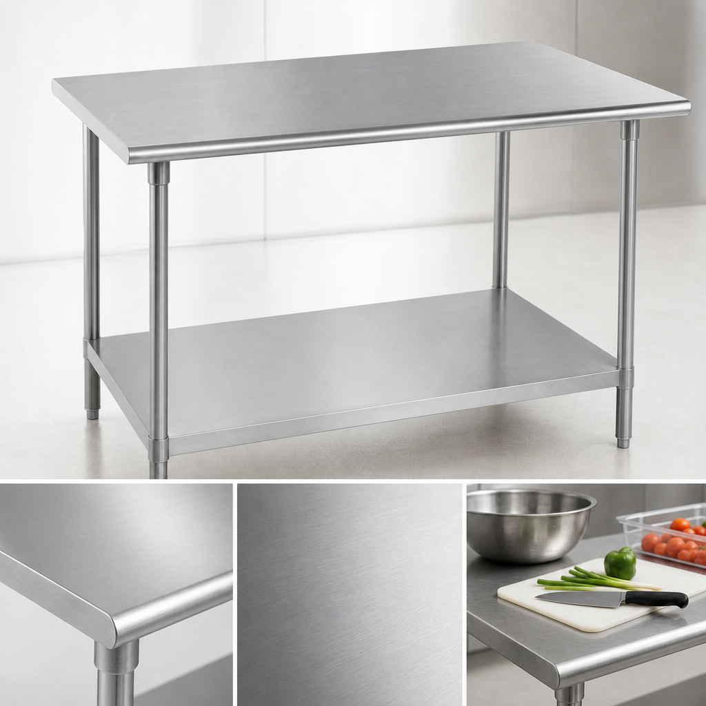 14-Gauge 304 Stainless Steel Top
