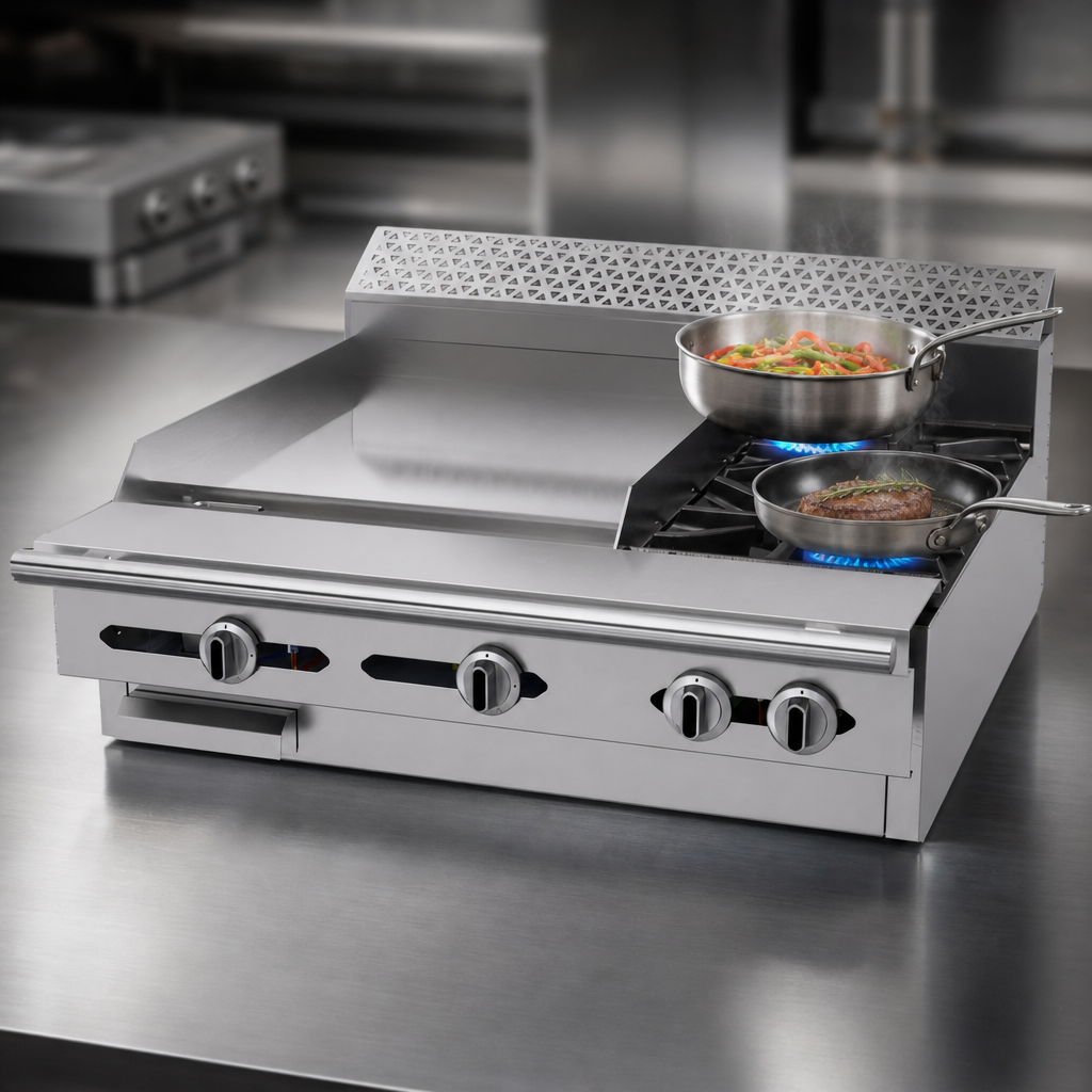 Two High-Output Open Burners